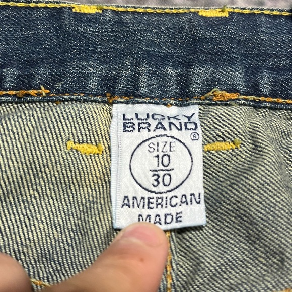 NWT Vintage Lucky Brand Jeans Womens 10 (32x33) Blue Sweet N Low Rise Flare Y2K - Picture 9 of 16